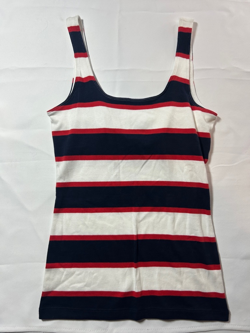 Banana Republic Navy, White & Red Striped Tank Size XS